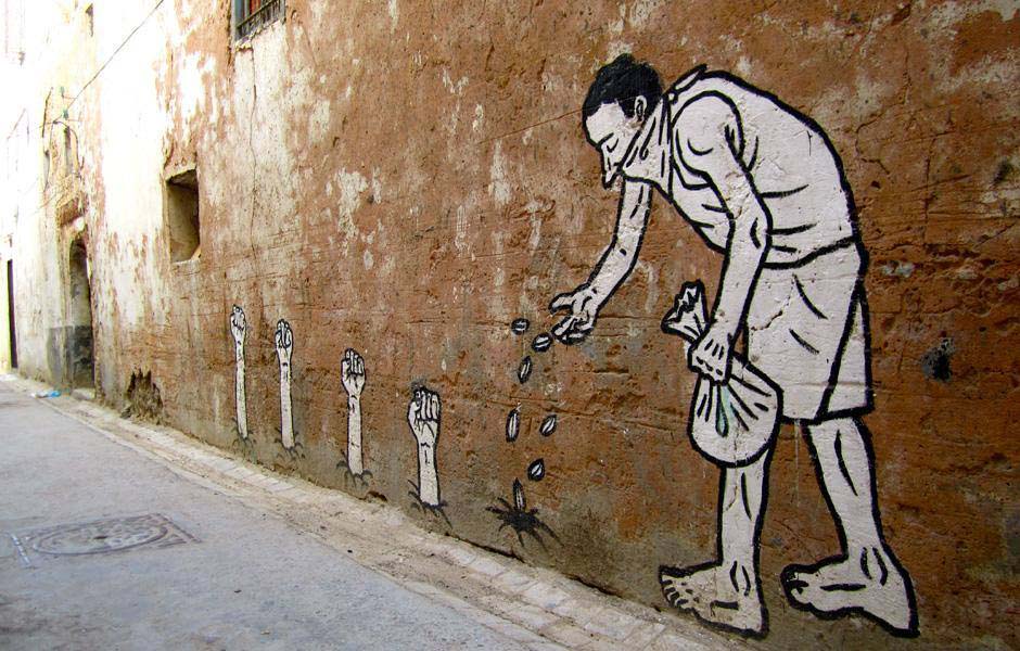 Graffiti tunecino
